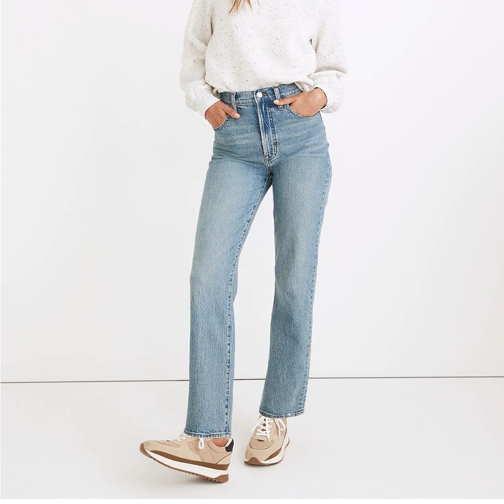 Madewell Perfect Vintage Straight in Hoye Wash